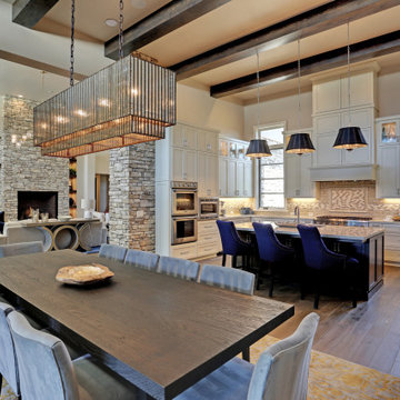 Casual Luxury Transitional Dining Room