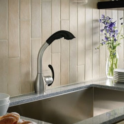 Moen Neva Spot resist stainless/softgrip one-handle pullout kitchen faucet - Kitchen Faucets