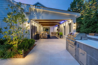 Example of a transitional patio design in DC Metro
