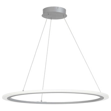 Discovery LED Pendant, Silver Finish