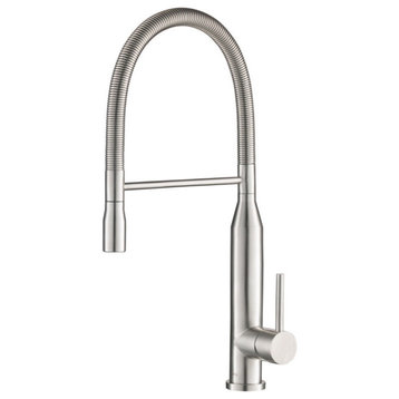 Isenberg K.1260 Glatt Stainless Steel Kitchen Faucet With Pull Down