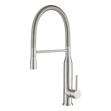 Isenberg K.1260 Glatt Stainless Steel Kitchen Faucet With Pull Down