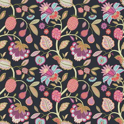 Timeless Grace Midnight - Upholstery Fabric