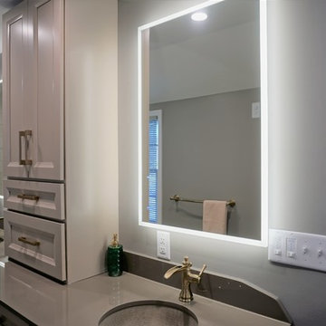 Gold and Both Bathroom