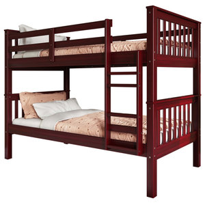 Maddox Twin L Shape Quadruple Bunk Bed, Maddox Twin Over Double Bunk Bed