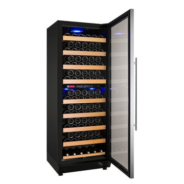 Allavino Vite Series 99 Bottle Dual-Zone Wine Cellar Refrigerator - Stainless Do