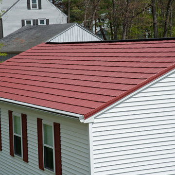 Metal Roofing - Oxford Metal Shingle in Brite Red