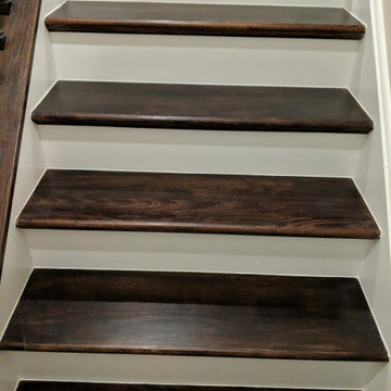 New laminate floors on the first floor