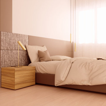 Renders dormitorio más vestidor