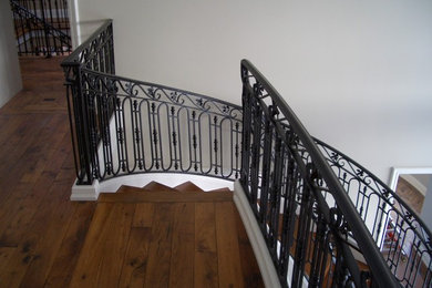 Stair Railing & Baluster Installation and Custom Painting Techniques