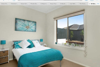 This is an example of an asian bedroom in Sydney.
