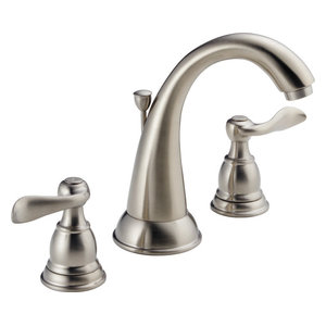 Delta Haywood Two Handle Widespread Bathroom Faucet Traditional Handle Widespread Bathroom Faucet