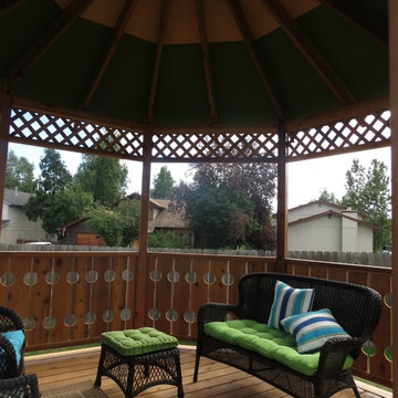 custom cedar gazebo