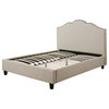 Ariel Upholstery Platform Bed, Full