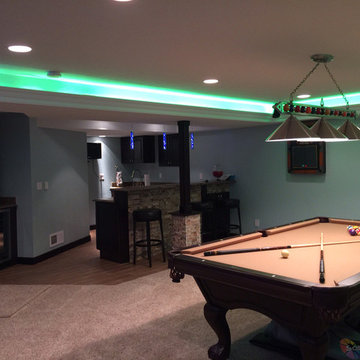 Man Cave Game Room LED Lighting