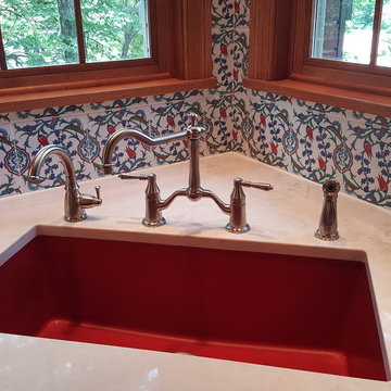 Colorful Kitchen Remodel