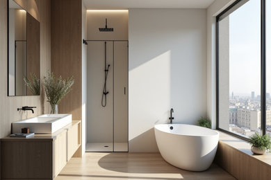 Modernes Badezimmer in Stuttgart