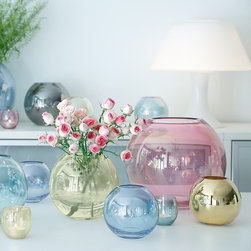 LSA Polka Vase Rose Pink - Large - Vases