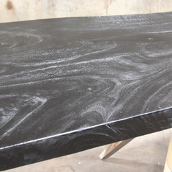 Suar Rugby Black Dining Table - Dining Tables