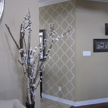 Front entry and fireplace
