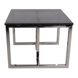 Jordan End Table | Polished - Side Tables And End Tables