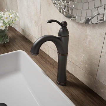 KRAUS RIVIERA SINGLE LEVER VESSEL BATHROOM FAUCET