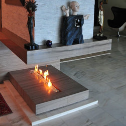 Linear Burner System Indoor - Indoor Fireplaces