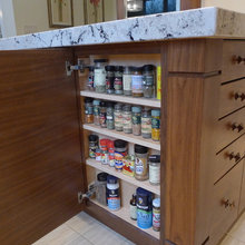 Cabinets quarter sawn sapelli