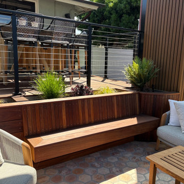 Sunken Outdoor Living Room