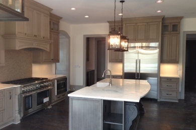 Elegant kitchen photo in Atlanta