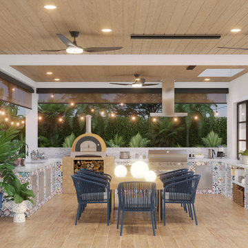 Modern Bright Patio Design