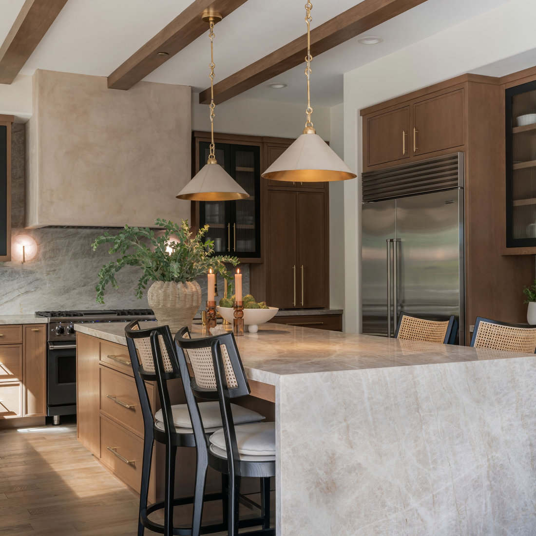 Refined Oak and Stone