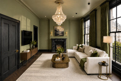 Living room - 1960s living room idea in London
