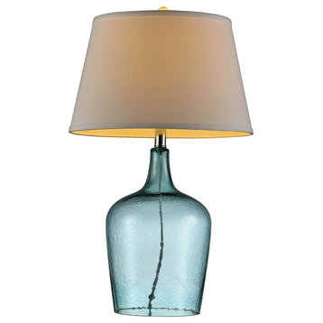 27"H Ocean Breeze Glass Table Lamp