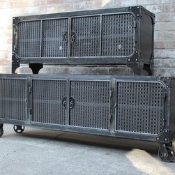 All Steel Media Consoles / TV Stands - Entertainment Centers And Tv Stands