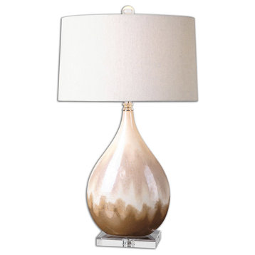 Flavian 1-Light Glazed Ceramic Lamps