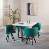 Bay Isle Dining Table and 4 Chair Green