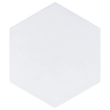 Horizon Hex Blanco Ceramic Floor and Wall Tile