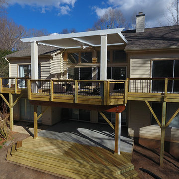 Customized Deck & Patio Expansion with Dry Under Deck Patio