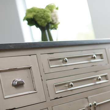 Heritage Paint Kitchen Island