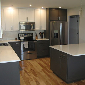 Two Tone Kitchen Remodel