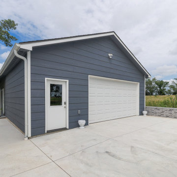 11th Street Detached Garage Build Before/Afters