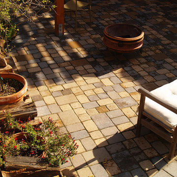 Pavers Patio After a Light Rain, Lompoc CA