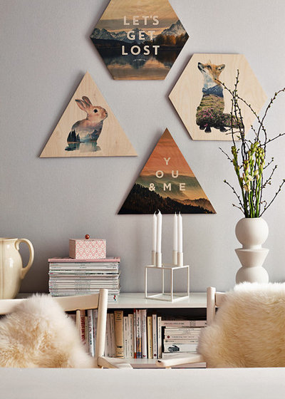My houzz: spirito scandinavo in casa di una blogger ad amburgo Muri neri stile nordico