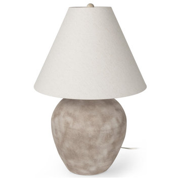 Marvin Taupe Ceramic Table Lamp