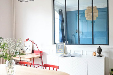Inspiration pour une salle à manger design.