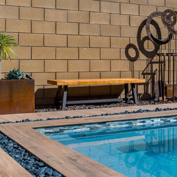 Compact Backyard, Resort-Style Pool