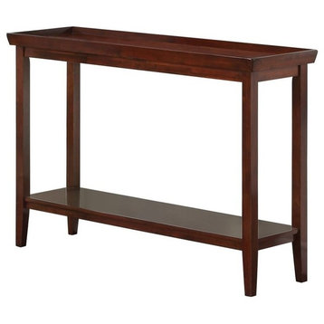 Convenience Concepts Ledgewood Console Table in Espresso Wood Finish