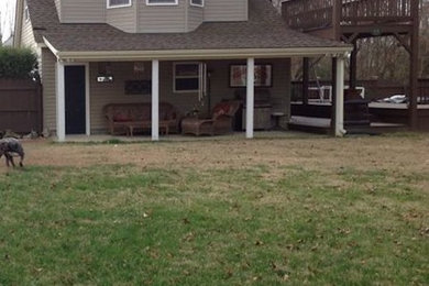 Example of an exterior home design in Other