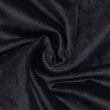 Black Cotton Velvet By The Yard, 54" Wide Velvet, Upholstery Fabric Fabric
